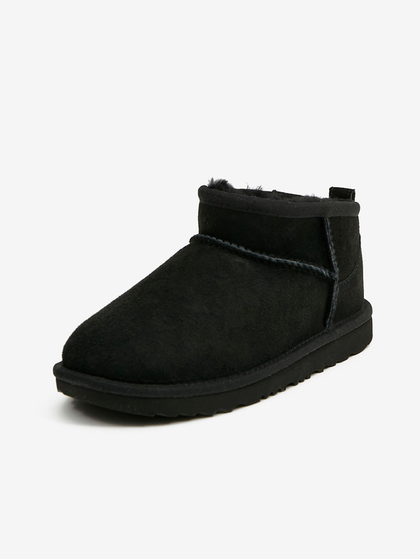 UGG Classic Ultra Mini Kotníková obuv Černá