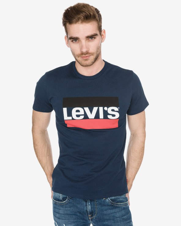 Levi's® Sportwear Graphic Koszulka Niebieski