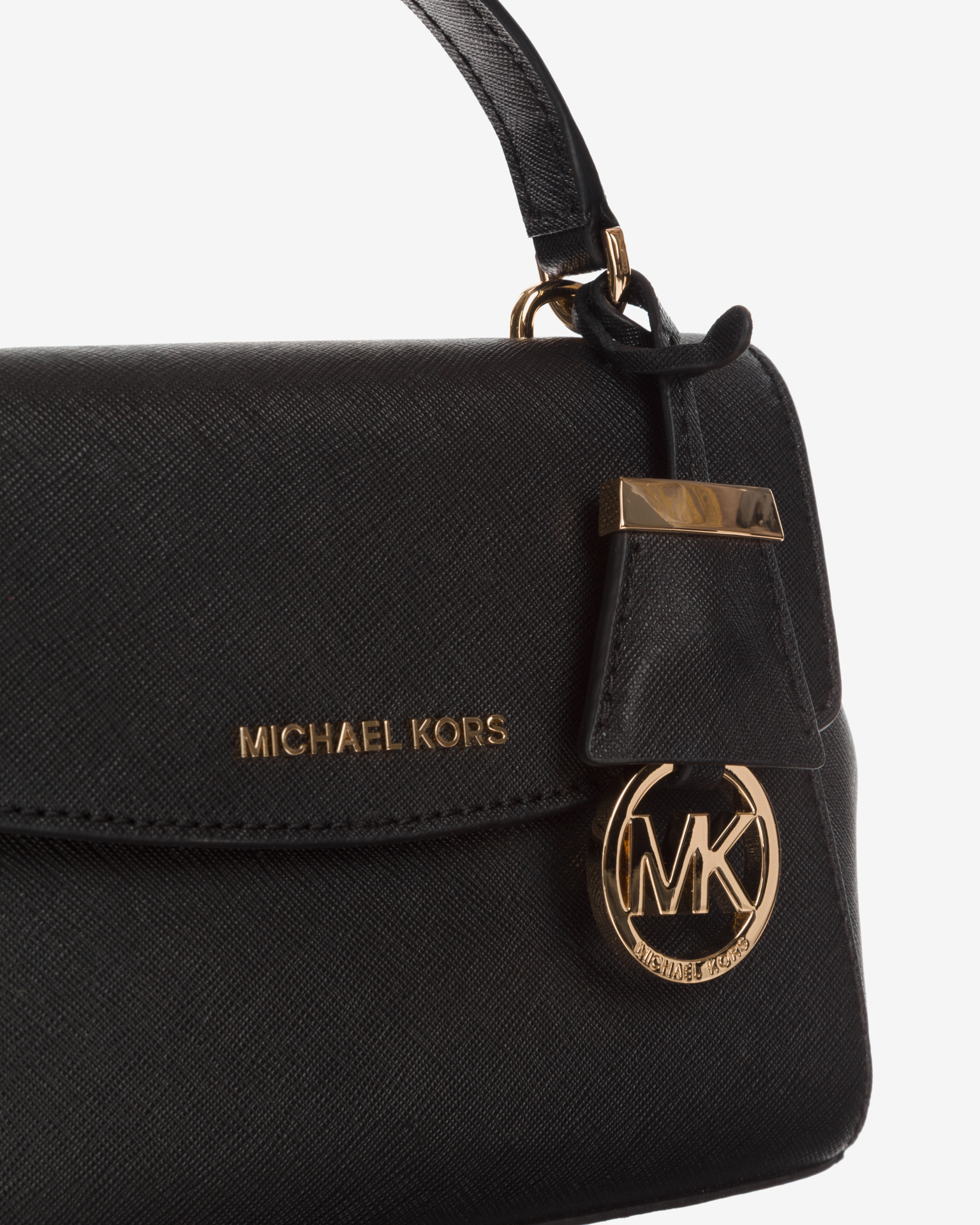 Ava leather crossbody bag Michael Kors White in Leather - 21944943