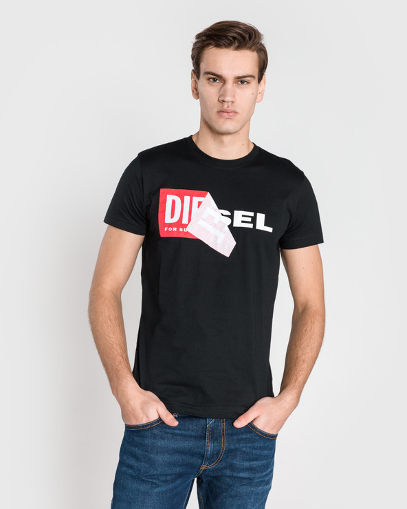 diesel double logo t shirt