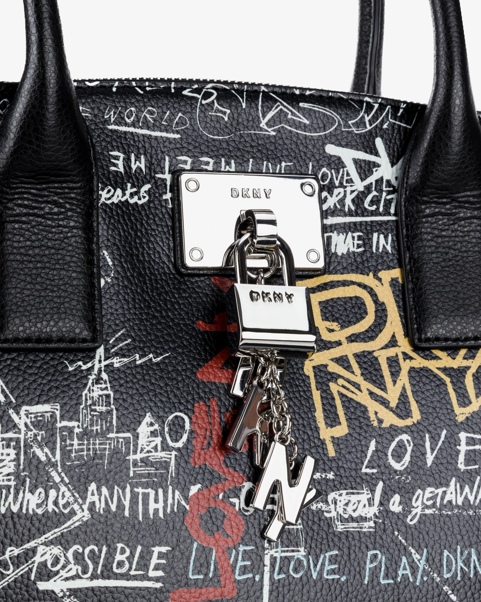 DKNY Small Elissa graffiti-print Crossbody Bag - Farfetch