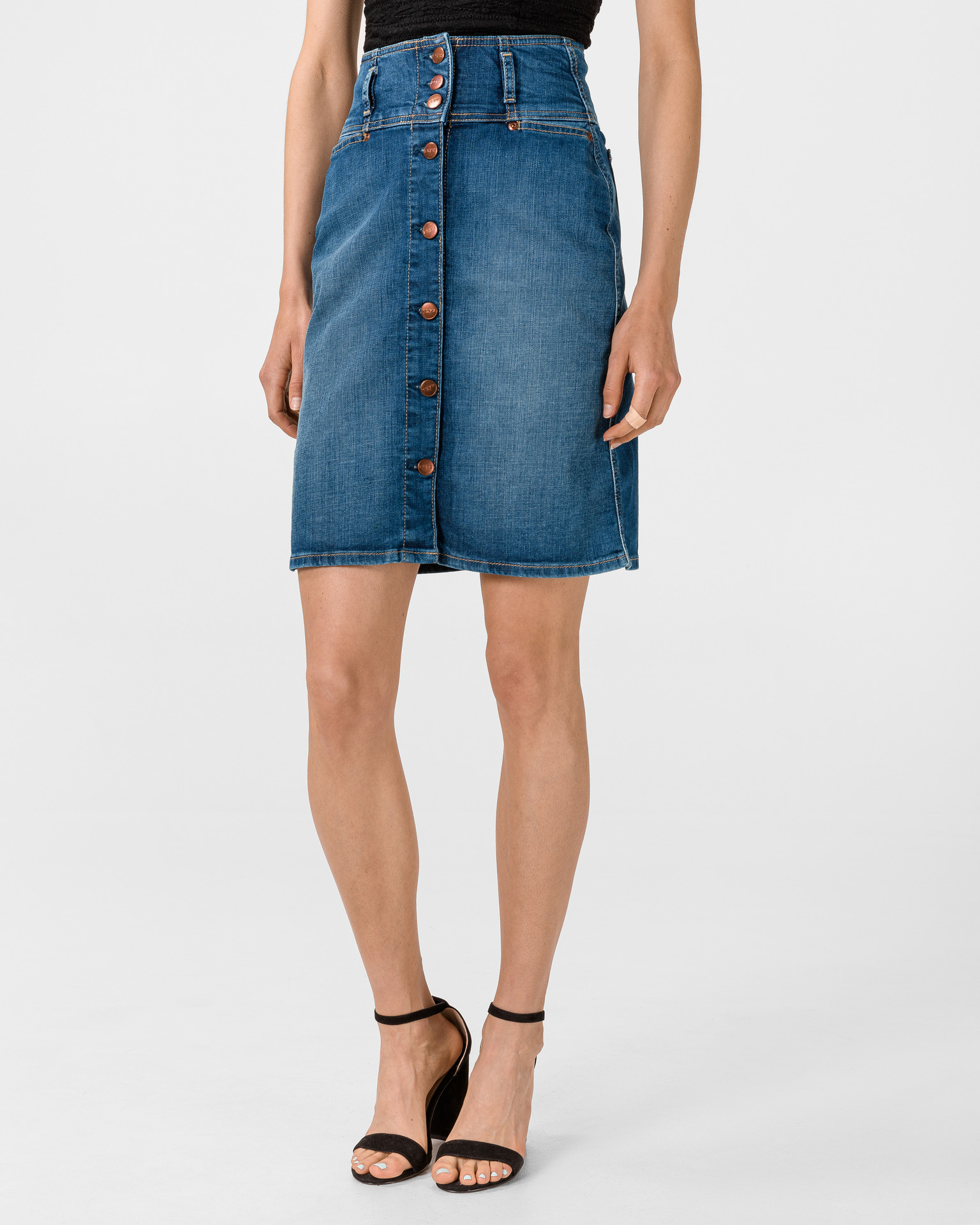 Pepe Jeans Women's Taylor Skirt, Blue (Denim Ch4), Small: Buy Online at  Best Price in UAE - Amazon.ae