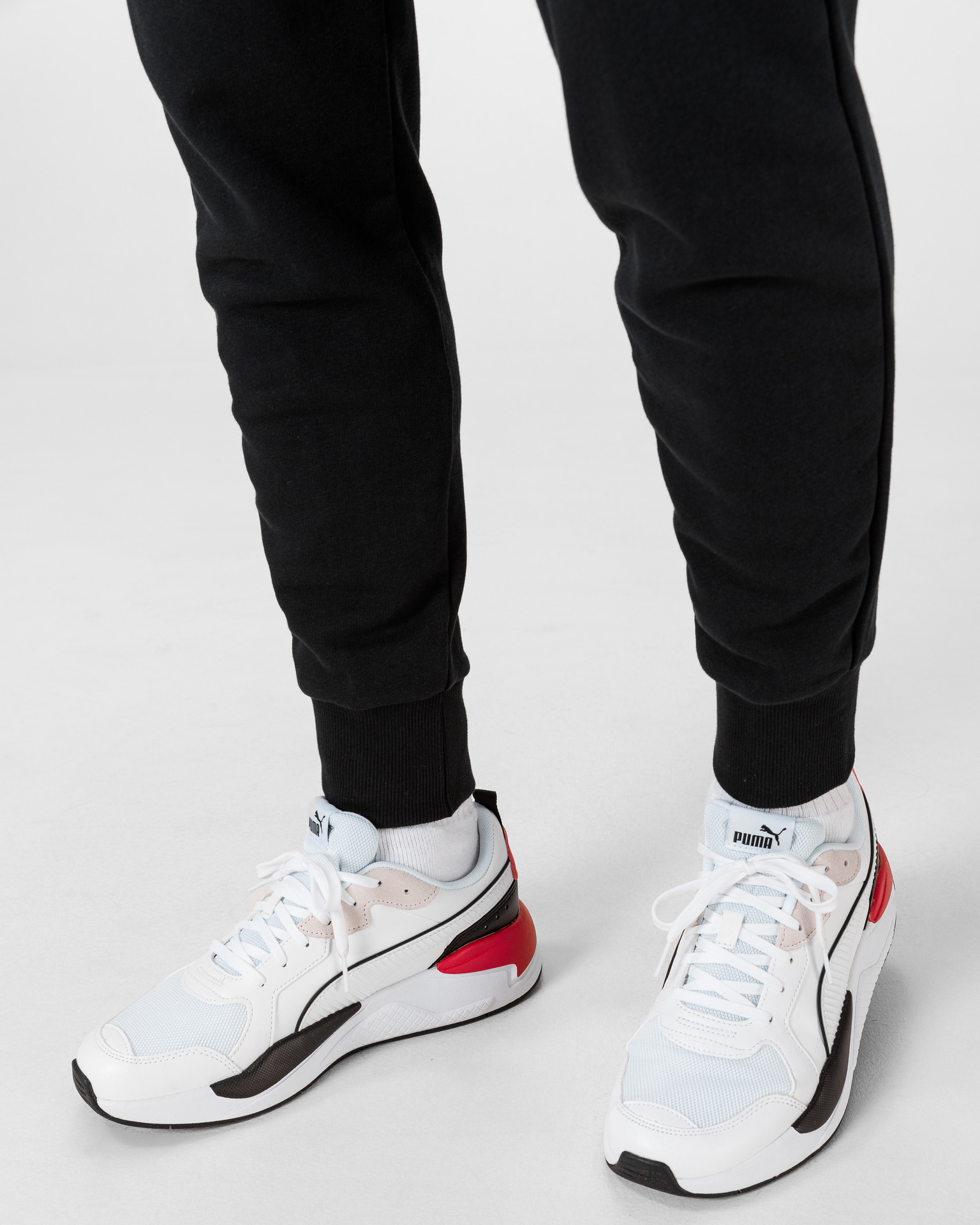 PUMA Tapered Workout Pants 'STUDIO' in Blue | ABOUT YOU